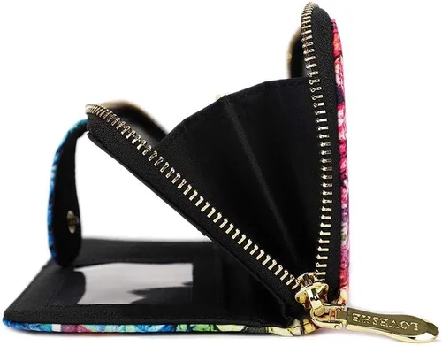 Vista 110 de Cartera de mano para mujer, estilo bohemio, con RFID, elegante, espaciosa con correa para viajes, capacidad para tarjetas, teléfono, dinero