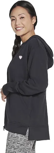 Vista 3 de Skechers Sudadera con capucha y cremallera completa para mujer
