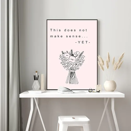 Vista 5 de LOLUIS Decoración motivacional, mentalidad de crecimiento de la salud mental, afirmaciones positivas, póster educativo, impresiones para decoración
