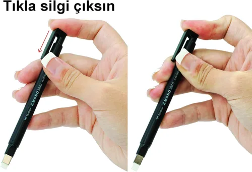 Vista 2 de Tombow Borrador de soporte, Mono Zero Square Shapre Negro (EH-KUS11)