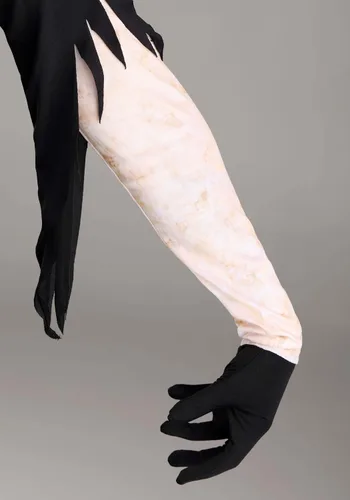 Vista 9 de Disfraz de monja aterradora para mujer, Negro, blanco