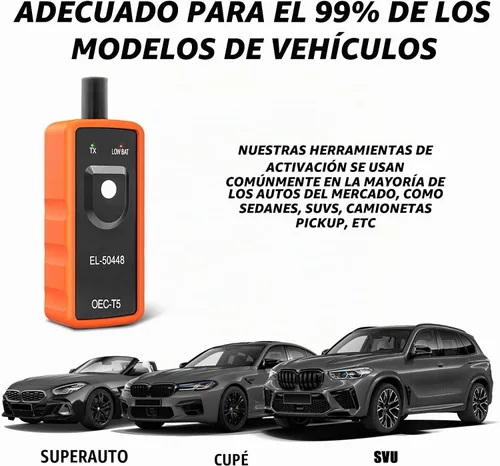 Vista 5 de Herramienta de aprendizaje Beypovk TPMS para sensor de neumático GM, herramienta de programación y entrenamiento del sistema TPMS EL-50448