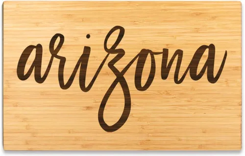 Vista 15 de Andaz Press Alabama State - Tabla de cortar de madera de bambú, 17.75 x 11 pulgadas, caligrafía, paquete de 1, tabla de cortar grande grabada