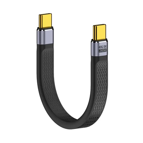 Vista 12 de CY USB 3.1 tipo C macho host a USB3.0 tipo AF OTG Flat Slim FPC cable de datos 5.1 in para teléfono portátil