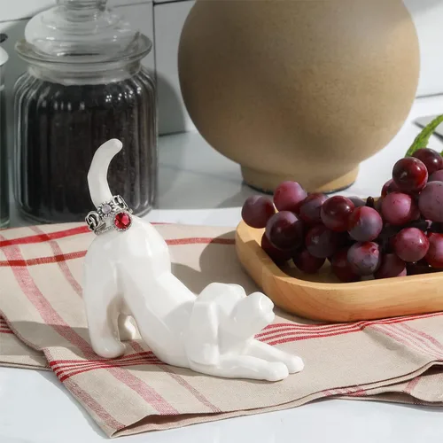 Vista 7 de PUDDING CABIN Regalo para mamá de perro para mujer, soporte para anillo de boda, regalo para perro para mujereshombres, cumpleaños, Navidad, San