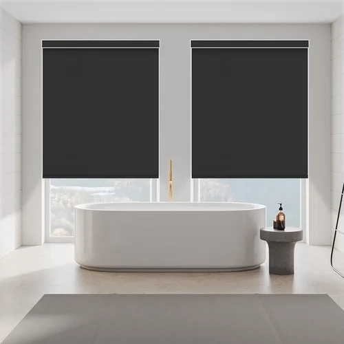 Vista 28 de Persiana Motorizada, Compatible con Homekit Thread-Enabled, Persianas Inteligentes 100% Opacas con Control Remoto, Persiana Enrollable Eléctrica