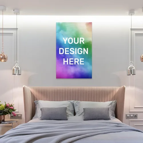 Vista 4 de Lienzo enmarcado con cita personalizada, lienzo motivacional positivo, arte de pared, crea tus propias imágenes, póster personalizado para sala