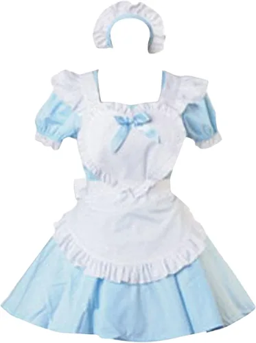 Vista 4 de Disfraz de Halloween para mujer talla grande vestido clásico suave vestido de Lolita vestido de cafetería disfraz de cosplay de Halloween