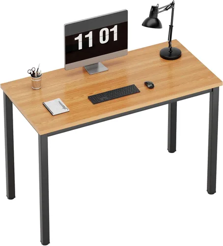 Vista 47 de Need Escritorio pequeño para computadora, mesa de escritura resistente de 31.5 pulgadas, estrecho, negro
