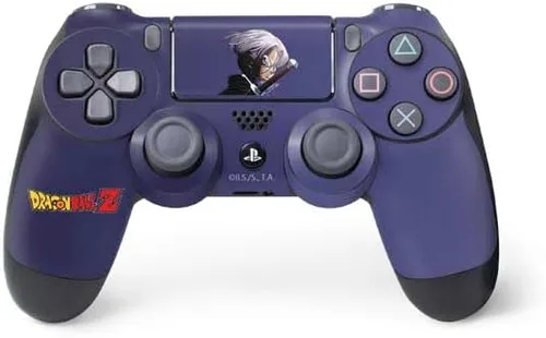 Vista 16 de Skinit Calcomanía para juegos compatible con el controlador de PS4, diseño oficial de Dragon Ball Z Red Ribbon Army Negro - DRGBLZ10