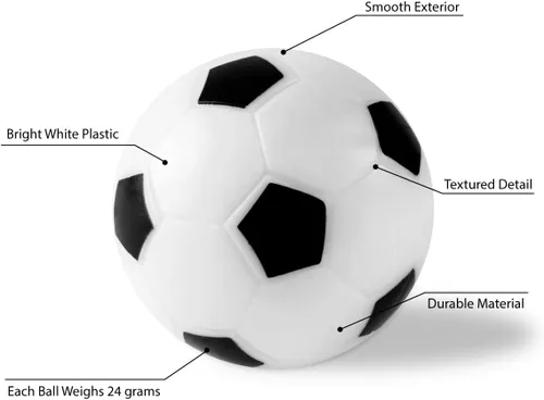 Vista 4 de Super Z Outlet Pelota de fútbol de mesa pequeña