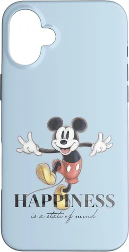 Vista 23 de Disney 100 aniversario Mickey Mouse D100 Quote Happiness Case para iPhone 17
