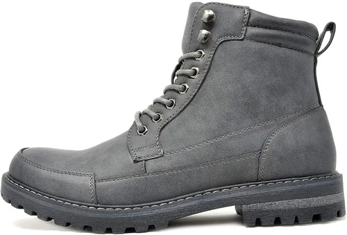 Vista 2 de Bruno Marc - Botas para hombre de combate estilo Oxford para motocicleta