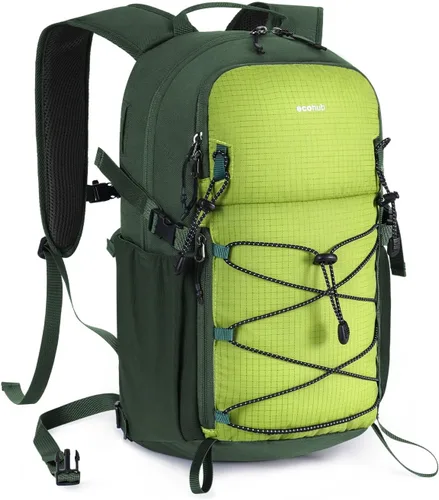 Vista 12 de ECOHUB Mochila pequeña de senderismo para hombres y mujeres, mochilas de viaje ligeras de 20 litros, resistentes al agua, para acampar, ciclismo