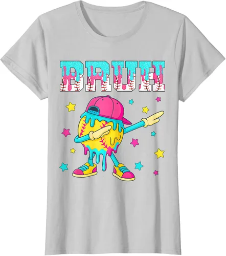 Vista 20 de Baseball Life Style 101 Apparel Youth Drip Baseball Boys Kid Camiseta