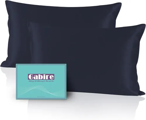 Vista 33 de Gabire Funda de almohada de seda de morera para cabello y piel, evita el acné, fundas de almohada de seda real de ambos lados, funda de almohada