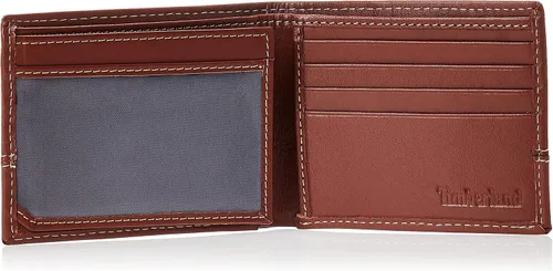 Vista 5 de Timberland Billetera híbrida de cuero para hombre, Coñac