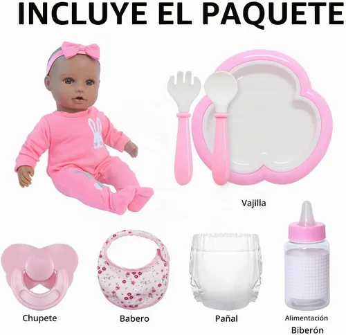 Vista 7 de SCOM Muñecas de bebé niña negra - Muñeca de bebé de cuerpo suave realista de 16 pulgadas, lindas muñecas de bebé de la vida real con ropa