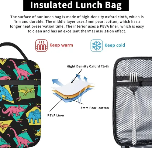 Vista 29 de Gianlaima Fiambrera aislada de fútbol americano para mujeres y hombres, bolsa de almuerzo portátil reutilizable para oficina, trabajo, viajes