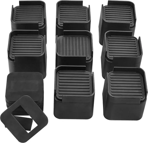 Vista 8 de BTSD-home Elevadores de cama de 2 pulgadas resistentes para muebles, sillas y patas de mesa, ideales para patas delgadas, añadir 2 pulgadas de 4
