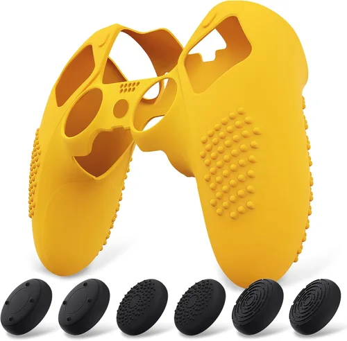 Vista 18 de PlayVital 3D Studded Edition Anti-Slip Silicone Cover Case for ps5 Edge Controller, Soft Rubber Protector Skin for ps5 Edge Wireless Controller with