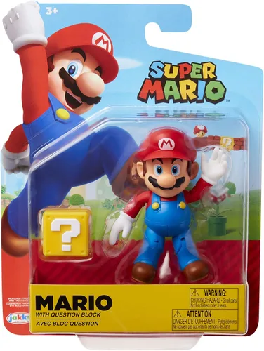 Vista 6 de Super Mario Nintendo 4" con bloque de preguntas