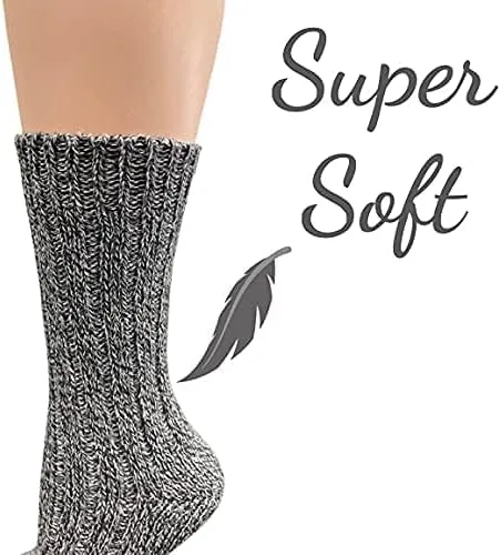 Vista 4 de Sierra Socks Calcetines gruesos de lana para mujer