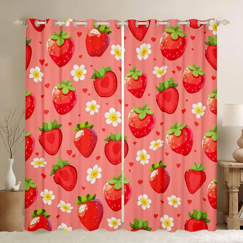 Vista 39 de Feelyou Cortinas opacas con estampado de leopardo para dormitorio, sala de estar, safari, cortinas de oscurecimiento de habitación con purpurina