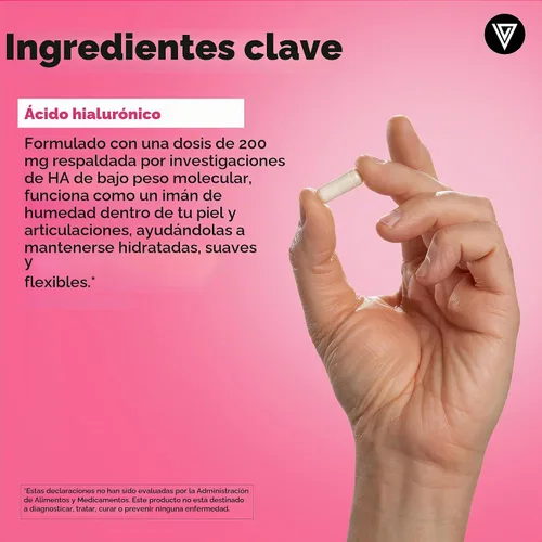 Vista 6 de Vital Vitamins Polvo multicolágeno 30 porciones + cápsulas de ácido hialurónico 60