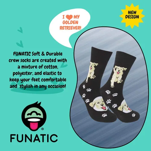 Vista 6 de FUNATIC Dog and Cat Novelty Socks - Perfect Pet Lover Gift - All Breeds