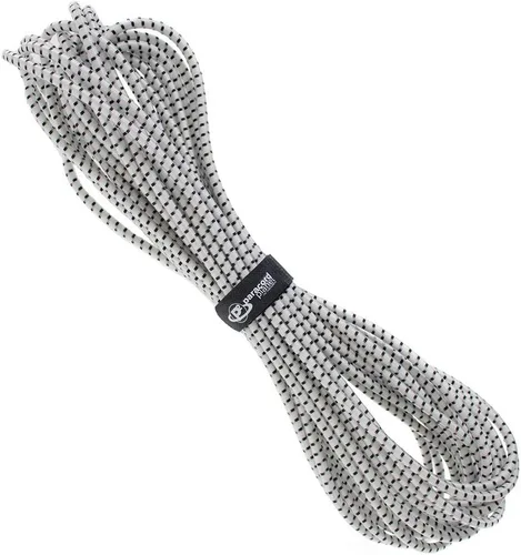 Vista 11 de PARACORD PLANET Cuerda de choque elástica – Cordones de nailon elásticos – Uso para kayaks, correa de remolque y más – Cuerda elástica, grado marino