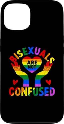Vista 7 de iPhone 16 LGBTQ Gay Lesbian Funny Bisexuals Not Confused Pride Graphic Case