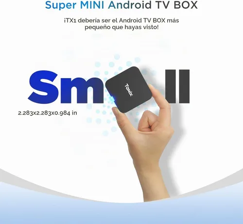 Vista 3 de Android TV Box 10,0, Tx1 Mini TV Box 2GB RAM 16GB ROM Allwinner H313