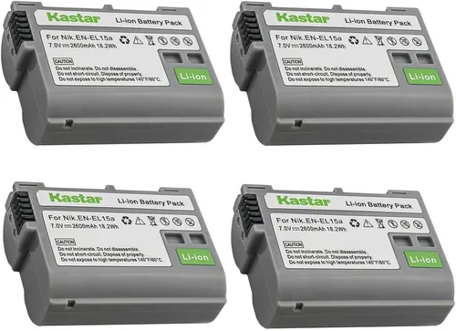 Vista 7 de Kastar Paquete de 1 batería de repuesto EN-EL15b / EL15a para Nikon D7000, D7100, D7200, D7500, Z 6, Z6, Z 7, Z7, Z 7 Q3, Z7Q3, 1 V1, D500, D600