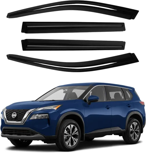 Vista 45 de Canvcle 4Runner - Protectores de lluvia – Viseras de ventana para Toyota 4Runner 2010-2024, deflectores de viento de ventana lateral con cinta