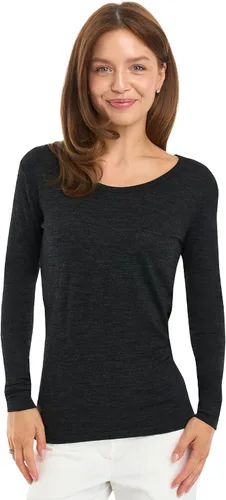 Vista 22 de 100% Merino Wool Base Layer Women - Thermal Merino Wool Shirt Women 190 morado oscuro