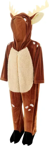 Vista 2 de JBEELATE Disfraz de animal de Halloween para niños pequeños, sin mangas, con capucha, unisex, para cosplay