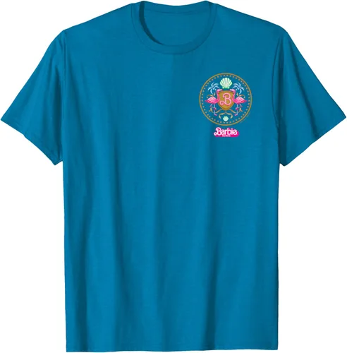 Vista 7 de Barbie The Movie - Camiseta Flamingo Crest Negro