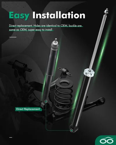 Vista 6 de SCITOO - Amortiguadores traseros para Mazda se adapta a 2014-2018 para Mazda CX-5 Shocks 3440013 5546 Shocks Struts - Juego de 2 piezas