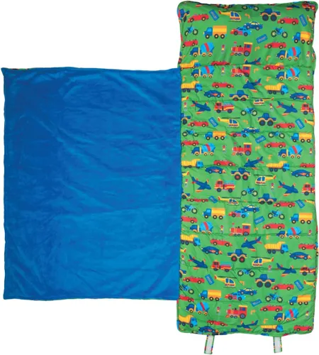 Vista 20 de Stephen Joseph, Toddler All Over Print Nap Mat with Soft Blanket and Removable Pillow for Boys & Girls, Kids Sleeping Bag for Elementary, Daycare
