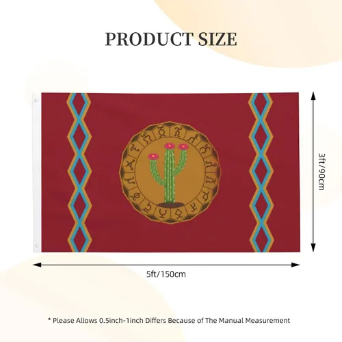 Vista 5 de Double Sided Panteera Wayuu Flag 3x5 FT Outdoor Flags Banners Durable Patio Indoor Decorative Flags Home Party Welcome Flag 3by5 Flag