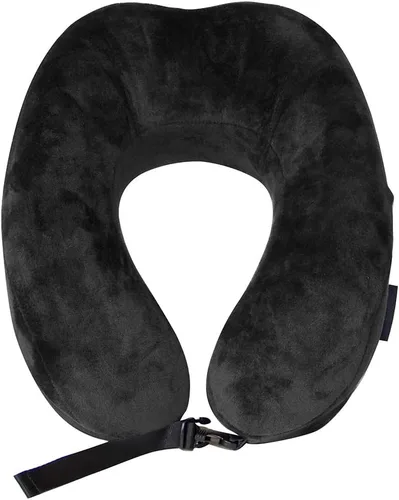 Vista 3 de Escape Premium Memory Foam Travel Neck Pillow - Negro