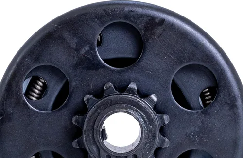 Vista 4 de AlveyTech Conjunto de embrague con eje de 5/8 pulgadas y piñón de cadena #35 de 12 dientes para Go-Karts Coleman CK100 y SK100