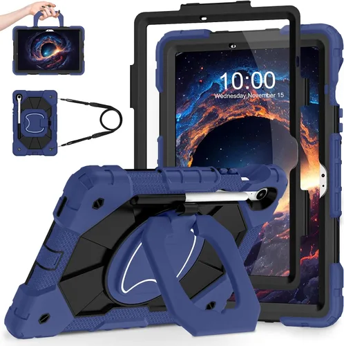 Vista 12 de WESOROL Funda para Samsung Galaxy Tab S10 Lite/S10 FE/S9 FE/S9 10.9/11 pulgadas (2025/2023), Funda para Tableta Galaxy Tab S9 a prueba de golpes