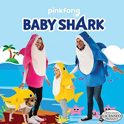 Vista 5 de Rubie's Baby Shark Sombrero con chip de sonido original de la canción
