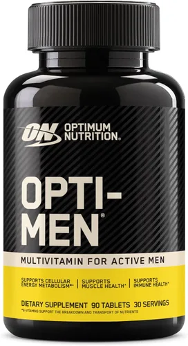 Vista 9 de Optimum Nutrition Opti-Men, Vitamina C, Zinc y Vitamina D, E, B12 para Apoyo Inmunológico Suplemento Multivitamínico Diario para Hombres, 90