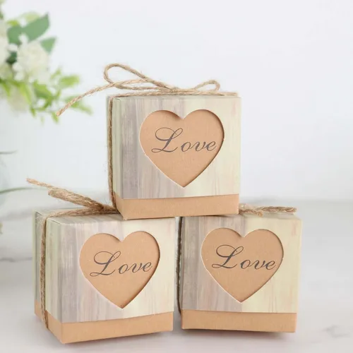 Vista 12 de Efavormart - 25 cajas de dulces con estampado de encaje con estampado de mariposa plateada, elegantes cajas de regalo con forma de mariposa