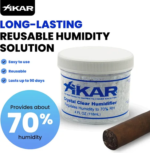 Vista 2 de Xikar, frasco de humidificador cristal (4 onzas)