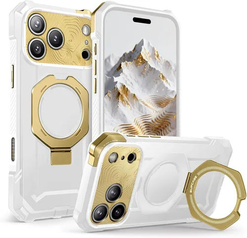 Vista 17 de SUPCASE Funda para iPhone 17 Pro Max con función atril (agarre de unicornio escarabajo), cubierta de control de cámara, compatible con MagSafe