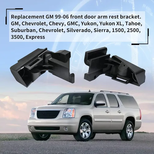 Vista 3 de GMT800 Soporte de reposabrazos para puerta de pasajero compatible con GM Chevrolet y GMC 1999, 2000, 2001, 2002, 2003, 2004, 2005, 2006 Door Arm